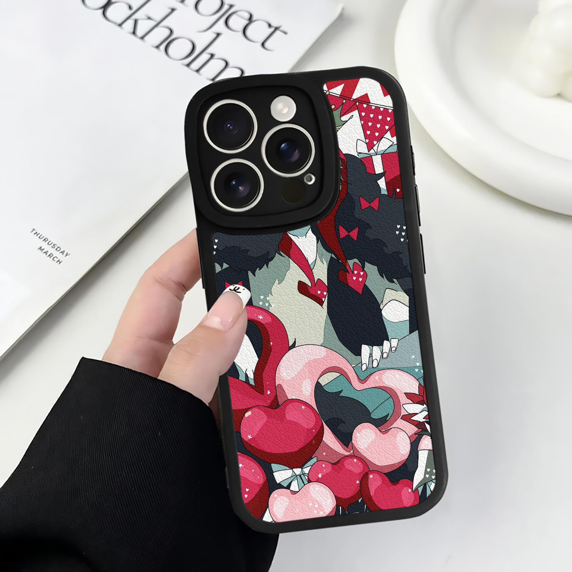 （画像用） ワンピース ONE PIECE 【iPhone 16シリーズ対応】シリコンスマホケース（レザー調） 材質：シリコン